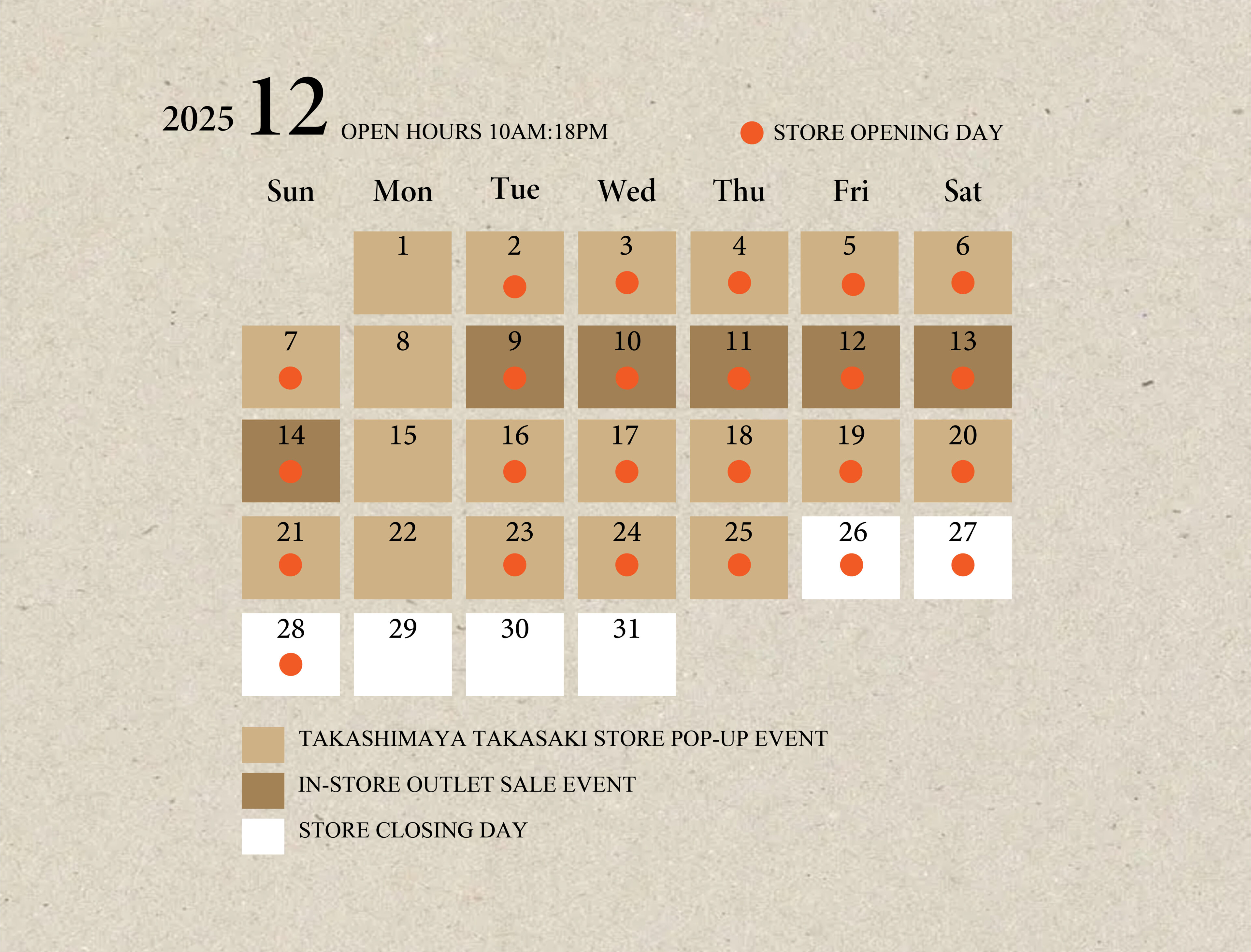 2025.12  NOTICE OF HOURS & EVENT CALENDAR